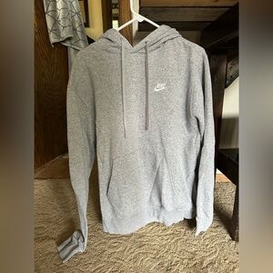 Nike Heather Gray Pullover Hoodie